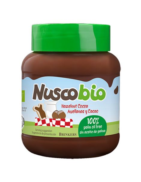 Crema de Chocolate y Avellanas Nuscobio - 400 gramos