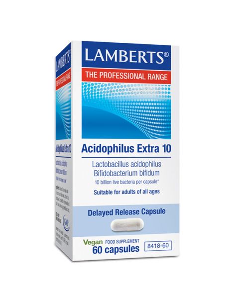 Acidophilus Extra 10 Lamberts - 60 cápsulas
