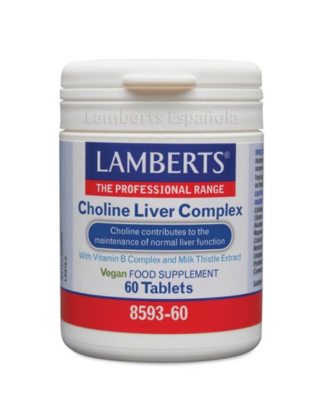 Choline Liver Complex Lamberts - 60 tabletas