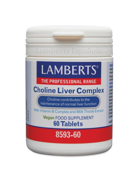 Choline Liver Complex Lamberts - 60 tabletas