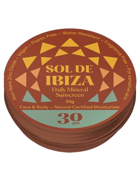 Crema Solar SPF 30 Bio Sol de Ibiza - 30 ml.