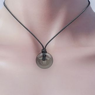 Colgante Esencial Turmalina Negra Redondo Nestinar