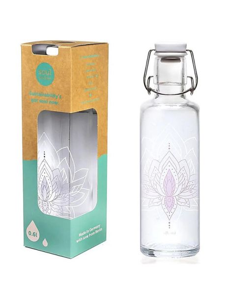 Soulbottle Botella con Flor de la Vida - 600 ml.