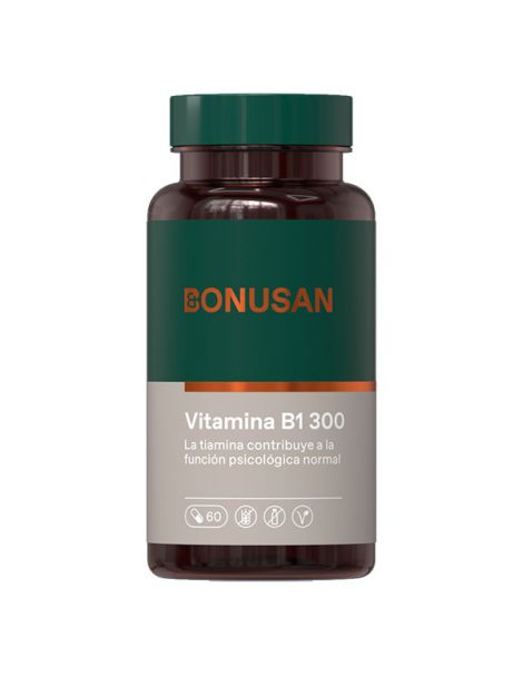 Vitamina B1 300 Bonusan - 60 cápsulas