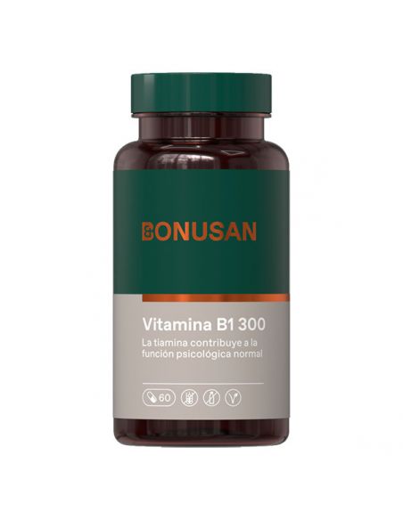 Vitamina B1 300 Bonusan - 60 cápsulas