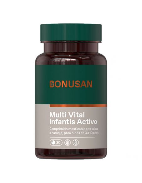 Multi Vital Infantis Activo Bonusan - 30 comprimidos