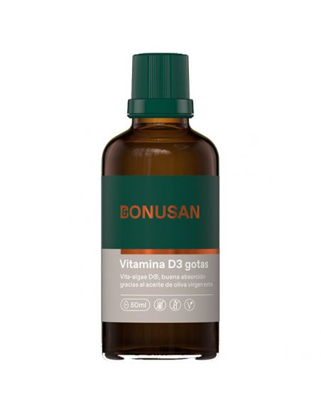 Vitamina D3 Gotas Bonusan - 50 ml.