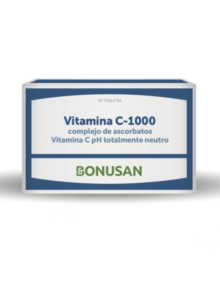 Vitamina C-1000 Complex de Ascorbatos Bonusan - 30 comprimidos