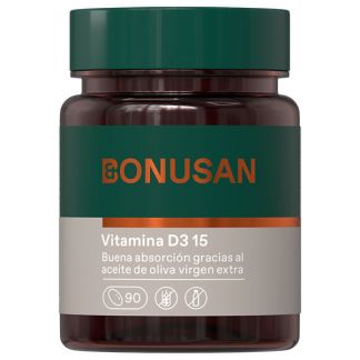 Vitamina D3 15 Bonusan - 90 perlas