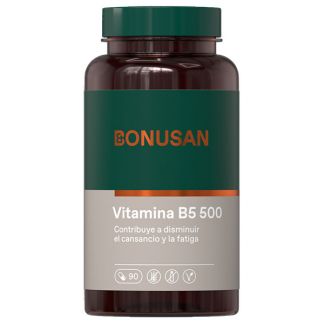 Vitamina B5 500 (Ácido Pantoténico) Bonusan - 90 cápsulas