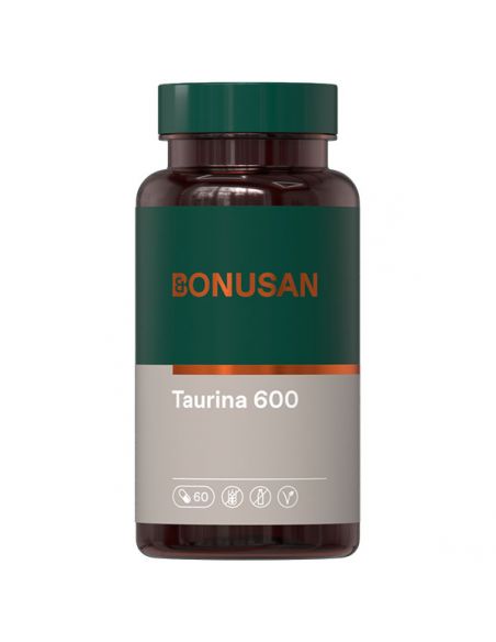 Taurina 600 Bonusan - 60 cápsulas
