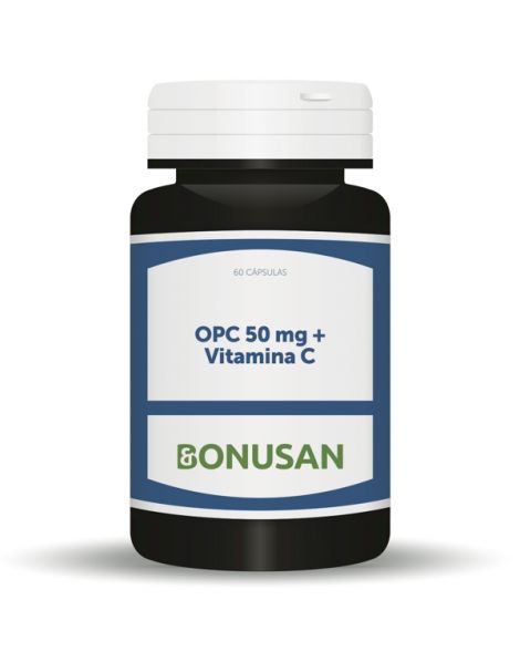 OPC 50 mg. + Vitamina C Bonusan - 60 cápsulas