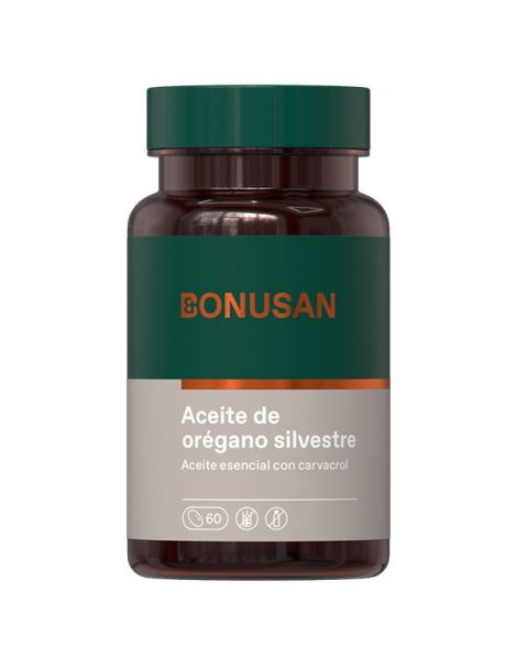 Aceite de Orégano Silvestre Bonusan - 60 cápsulas