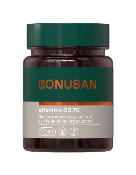 Vitamina D3 Forte 75 Bonusan - 60 perlas