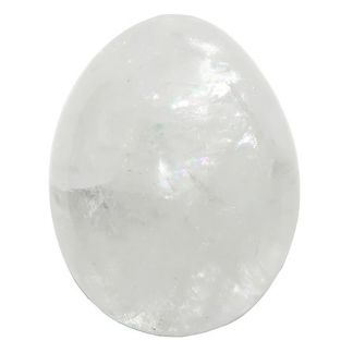 Huevo Vaginal de Cuarzo de Cristal - 4.5 cm.