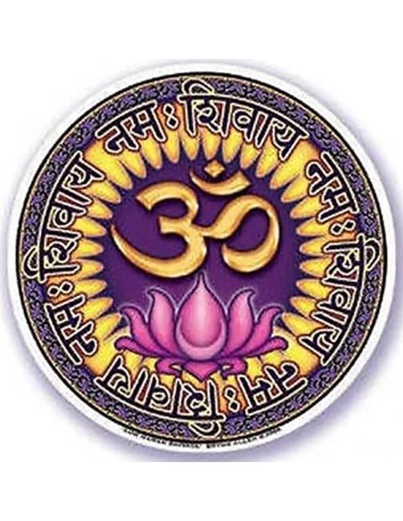 Adhesivo Om Namah Shivaya - 10.5 cm.