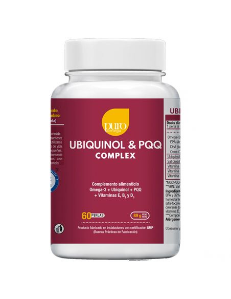 Ubiquinol y PQQ Complex Puro Omega - 60 perlas