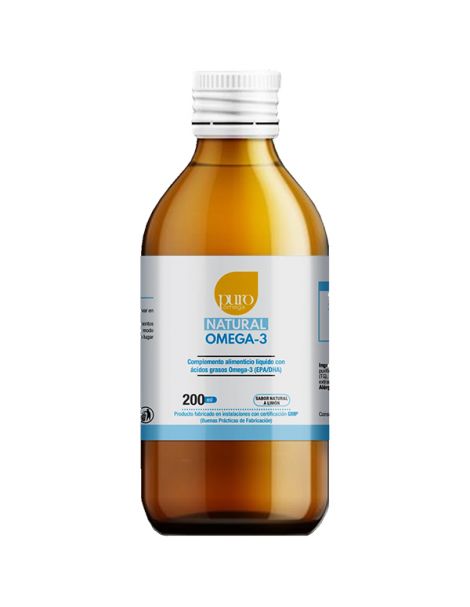 Natural Omega 3 Niños Puro Omega - 200 ml.