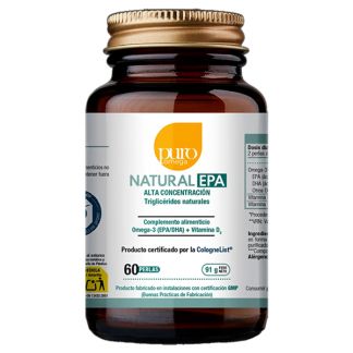 Natural EPA Máxima Absorción Puro Omega - 60 perlas