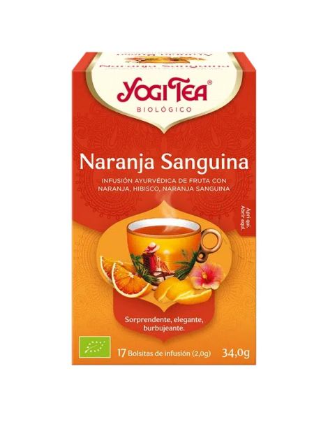 Yogi Tea Naranja Sanguina - 17 bolsitas