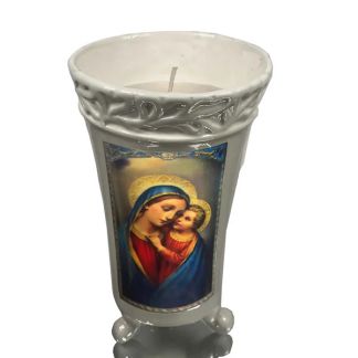 Vela Virgen con Niño Radhe Shyam