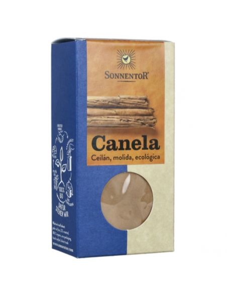 Canela de Ceylan Molida Bio Sonnentor - 40 gramos