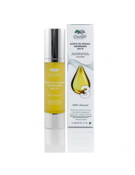 Ozolife Aceite de Girasol Ozonizado 600 IP Nutilab  - 50 ml.