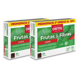 Fruta y Fibra Forte Ortis - 2x24 cubitos