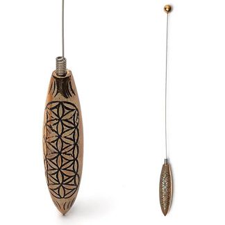 Biotensor Mango de Cobre con Flor de la Vida