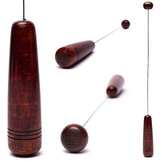 Biotensor Mango de Madera con Flor de la Vida