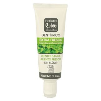 Dentífrico Extra Fresco Echinacea-Menta NaturaBio Cosmetics - 25 ml.
