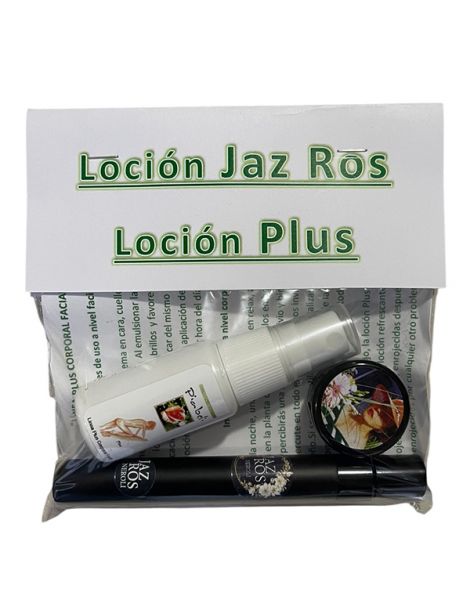 Minitallas Viaje Loción y Crema Jaz Ros + Loción Plus Piabeli