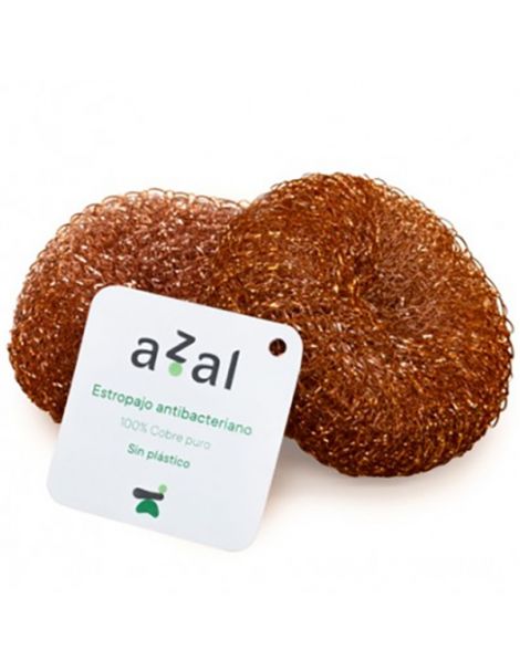 Estropajo de Cobre Puro Azal - 2 unidades