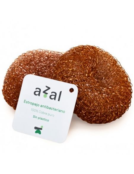 Estropajo de Cobre Puro Azal - 2 unidades