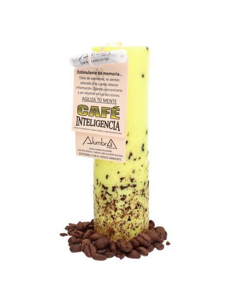 Vela Artesanal de Soja con Café - Inteligencia