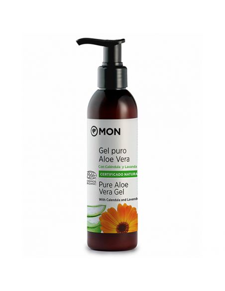 Gel Puro de Aloe Vera con Caléndula y Lavanda Mon - 200 ml.