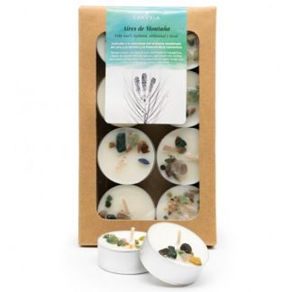 Vela de Té con Cera de Soja Aires de Montaña Canvela