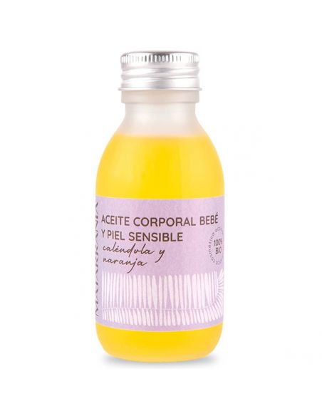 Aceite Hidratante Suave Bebé y Piel Sensible Bio Matarrania - 100 ml.