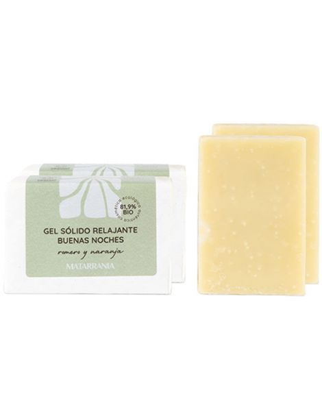 Gel de Ducha Sólido Bio Buenas Noches Matarrania - pastilla de 120 ml.