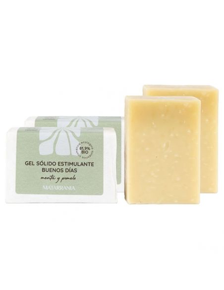 Gel de Ducha Sólido Bio Buenos Días Matarrania - pastilla de 120 ml.
