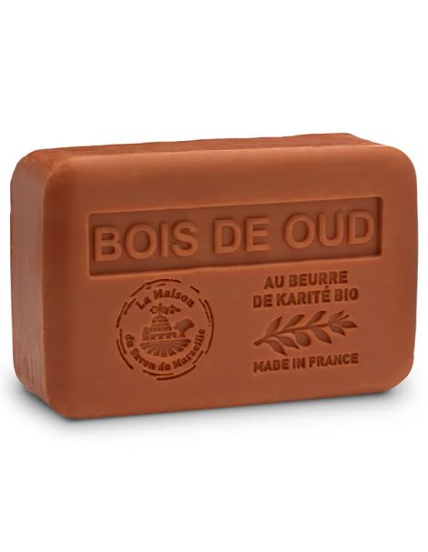 Jabón Marsella Madera de Oud Bio - pastilla de 250 gramos