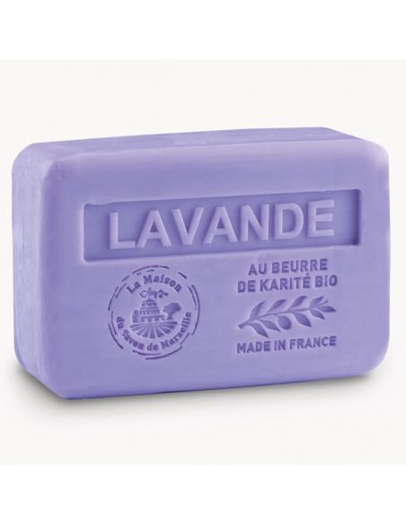 Jabón Marsella Lavanda Bio - pastilla de 250 gramos