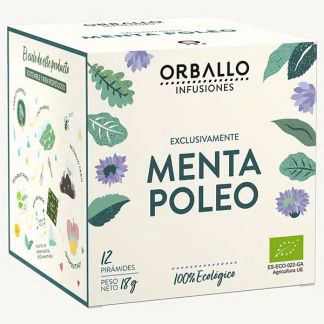 Exclusivamente Menta Poleo Orballo - 12 pirámides