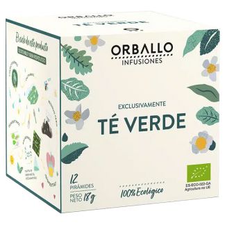 Exclusivamente Té Verde Orballo - 12 pirámides