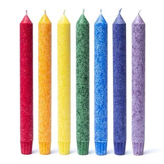 Set Velas Perfumadas 7 Chakras (7 unidades) - 21 cm.