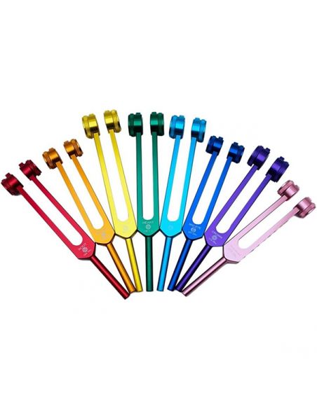 Set Diapasones Frecuencias Chakras