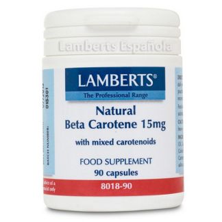 Beta Caroteno Natural 15 mg. Lamberts - 90 cápsulas