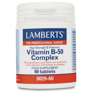 Complejo de Vitamina B-50 Lamberts - 60 tabletas