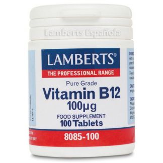 Vitamina B12 100 mcg. Lamberts - 100 tabletas