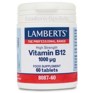 Vitamina B12 1000 mcg. Lamberts - 60 tabletas